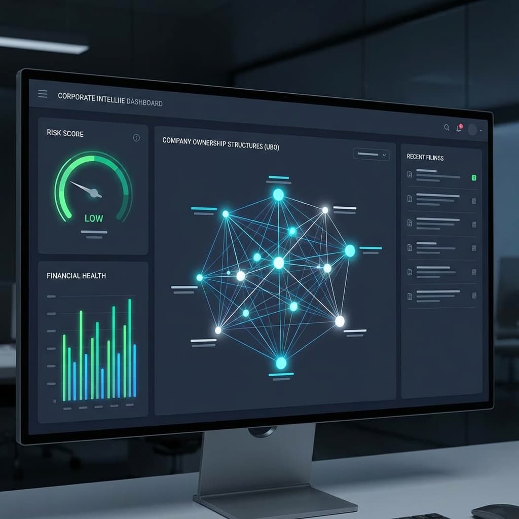 COHOAI company intelligence dashboard with watchlist risk signals